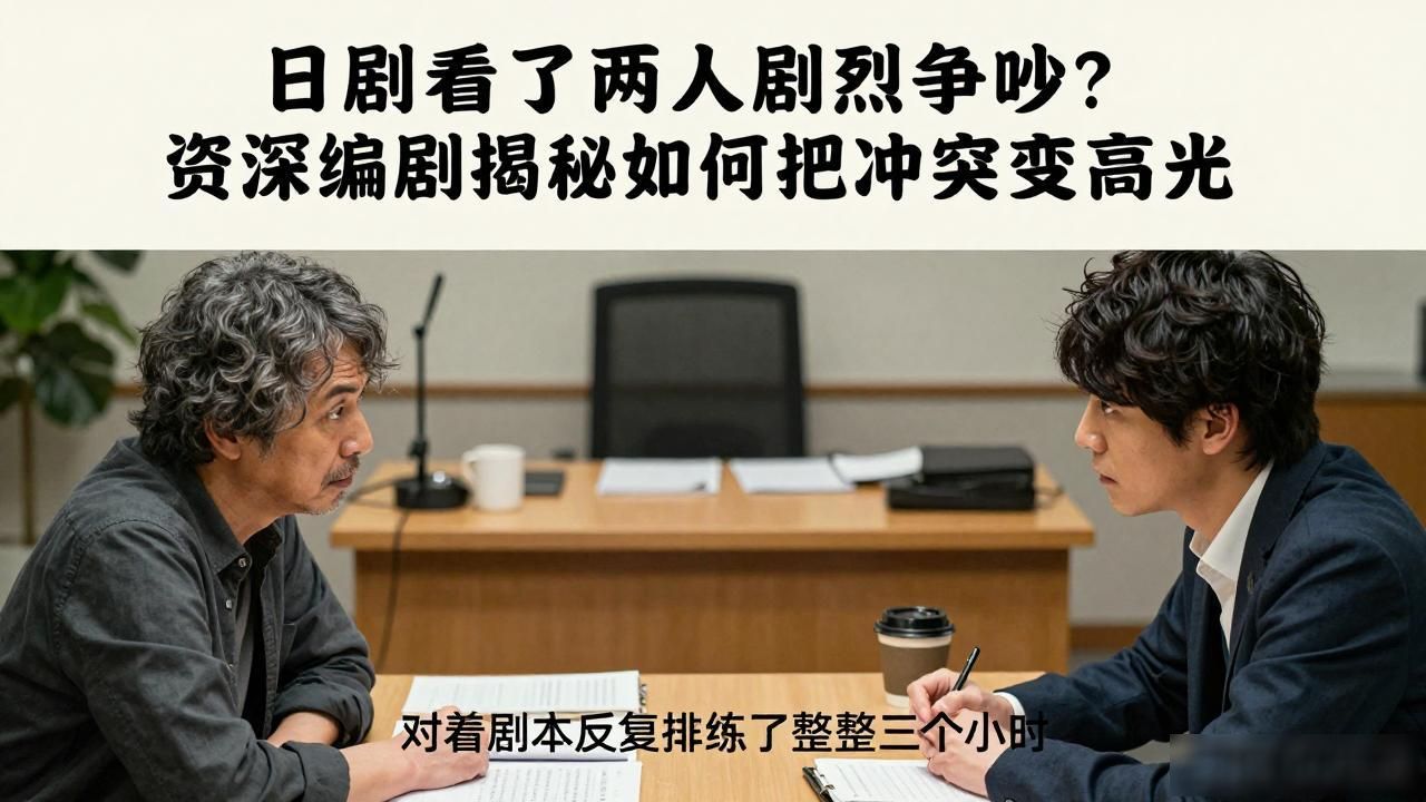 日剧看多了两人剧烈争吵？资深编剧揭秘如何把冲突变高光